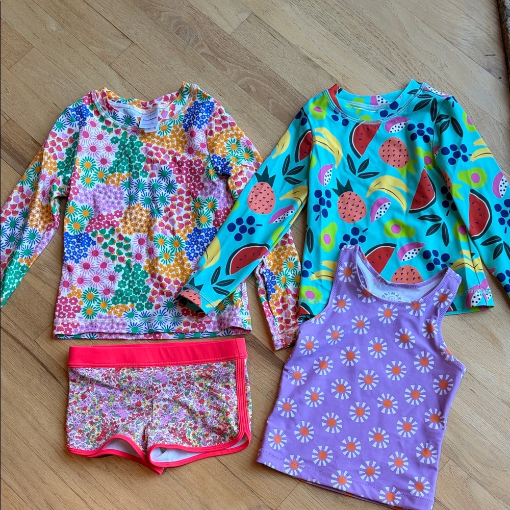 Hanna Andersson Boden swim tops and bottom, Sz 5